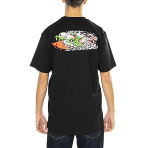 Meek Concrete Slasher Tee Black - Maglietta Girocollo Uomo Nera SCA-TEE-11656  SANTA CRUZ 