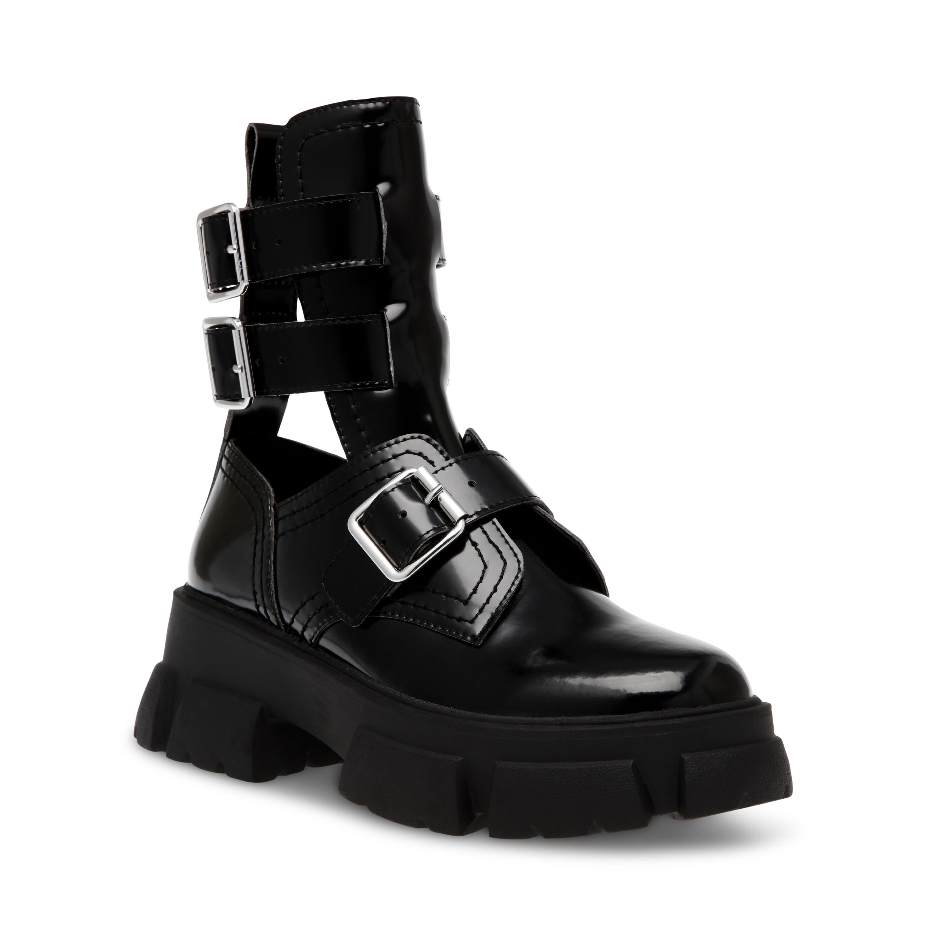 Tiedup Black Leat - Stivali Donna Neri SMSTIEDUP-17  STEVE MADDEN 