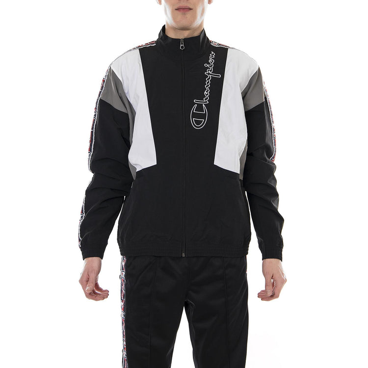 Full Zip Top Black / Grey / White 211988-KK001  CHAMPION 