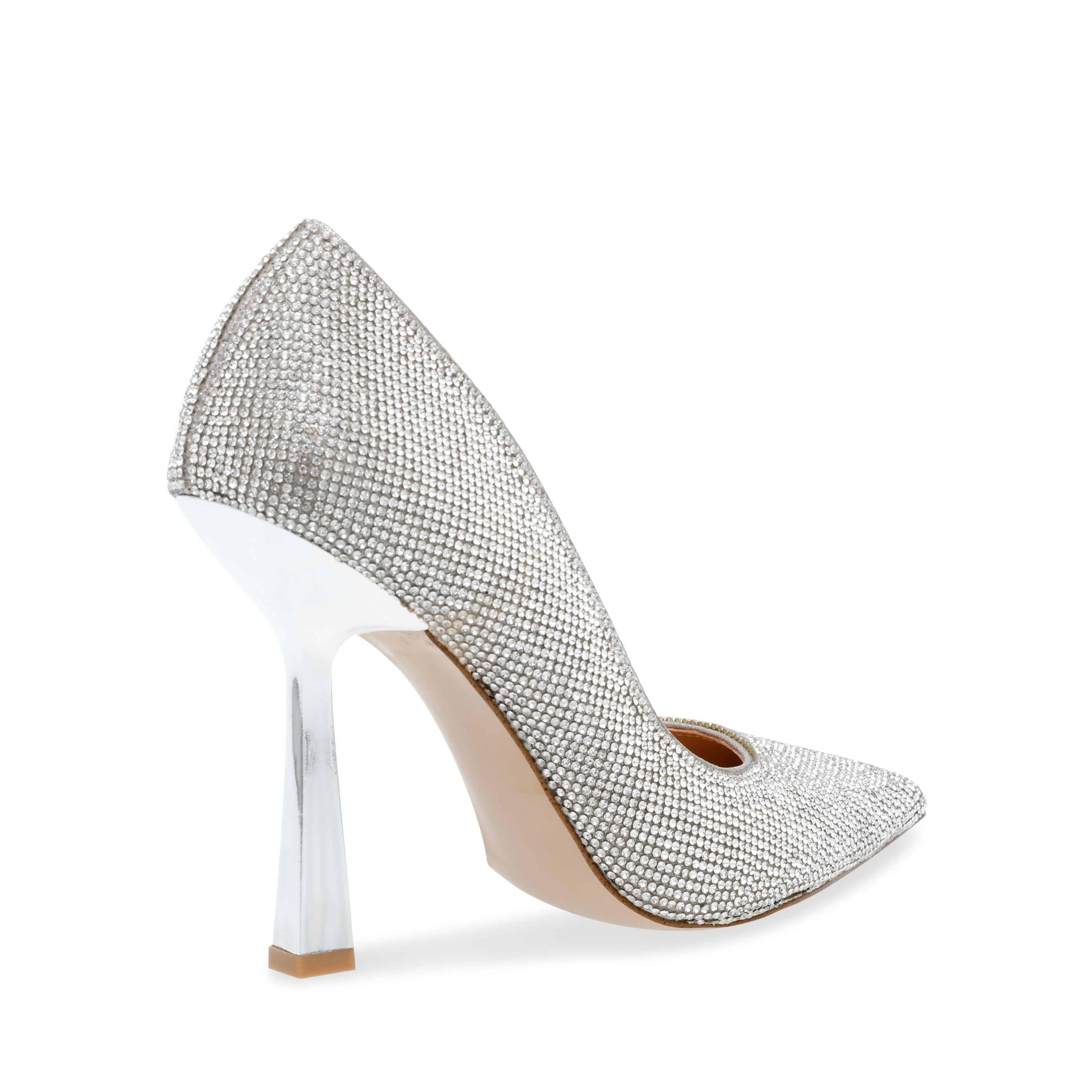 Damzil-R Rhinestones - Scarpe Décolleté Donna Argento SMSDAMZIL-R-RHI  STEVE MADDEN 