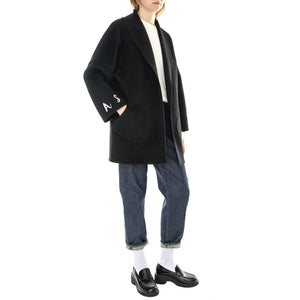 Cappotto Donna Nero Diamante 221SD35078-S3000  ALESSIA SANTI 