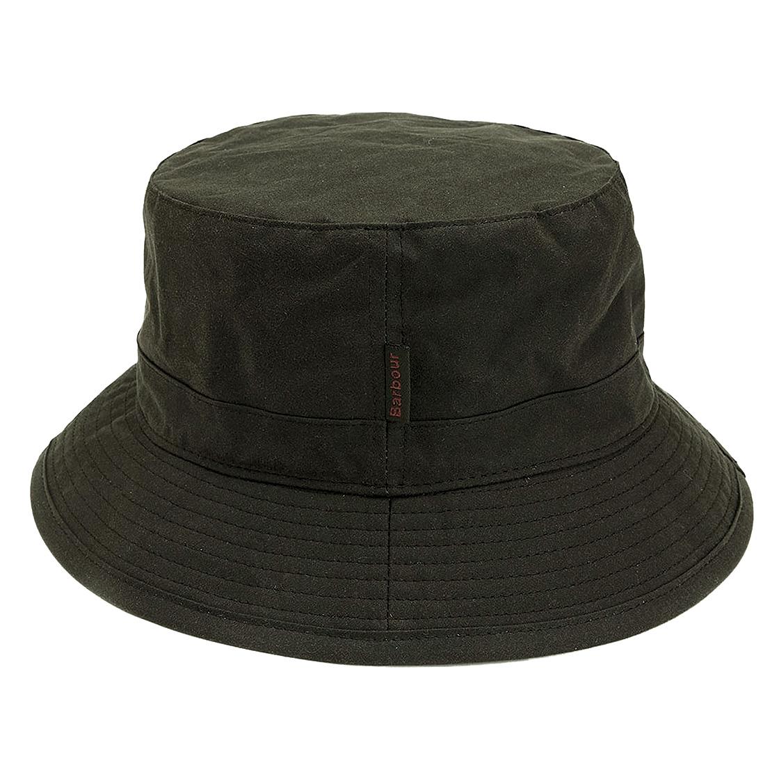 Wax Sport Hat Olive - Cappellino da Pescatore Marrone FW22-MHA0001-OL71  BARBOUR 