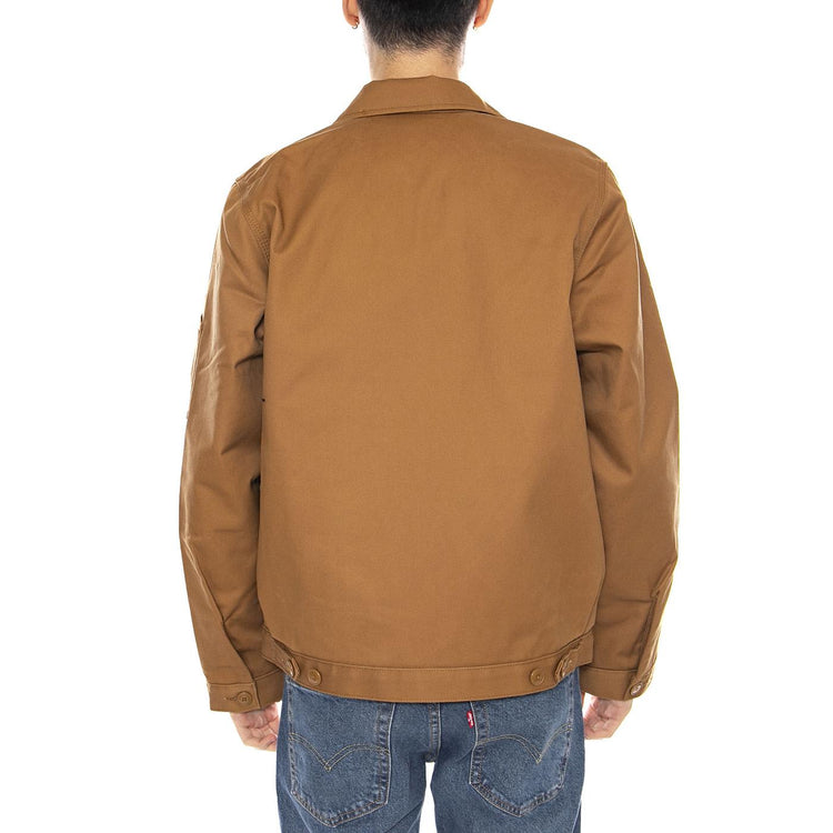 M Lined Eisenhower Jacket -- Giacca Uomo Brown Duck Marrone DK0A4XK40BD1 . DICKIES 