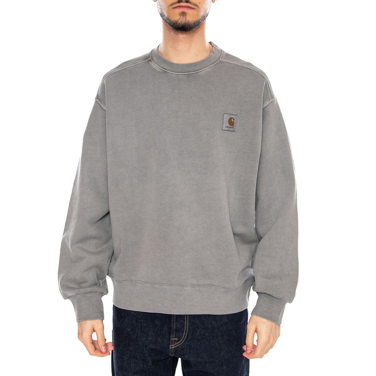 Nelson Sweat Yosemite - Felpa Girocollo Uomo Verde I029957 2LRGD CARHARTT WIP 