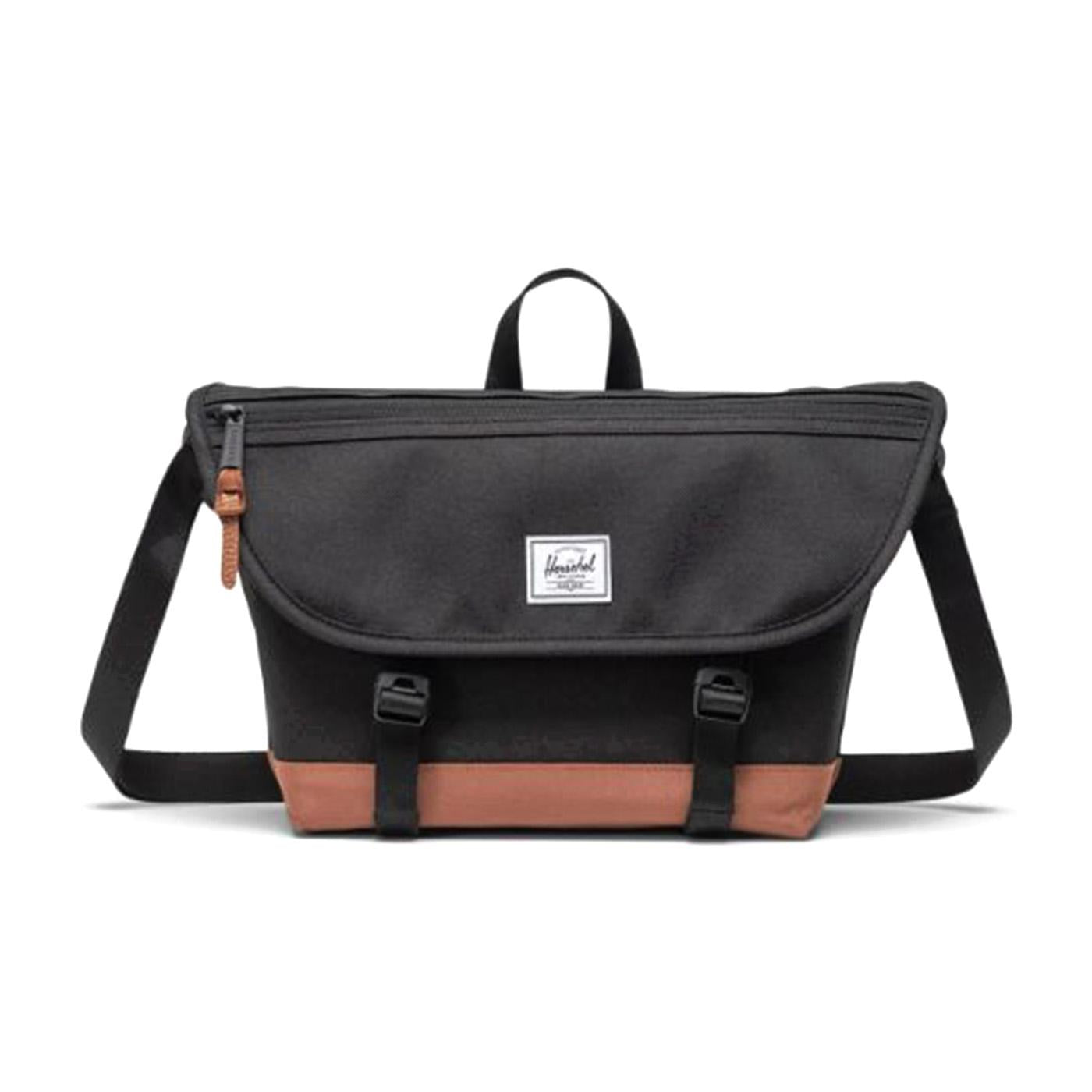 Cove Small Messenger Black / Saddle Brown - Borsa a Tracolla Nera 11528-04735-OS  HERSCHEL 