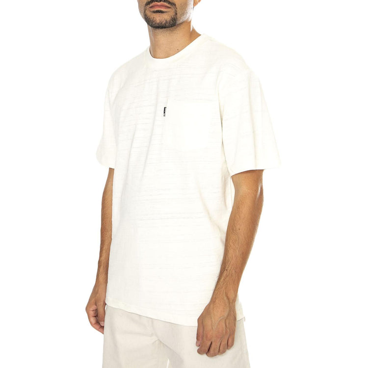 Slub Pocket T-Shirt Marshmallow - Maglietta Girocollo Uomo Bianca PFD0329-879  PENFIELD 