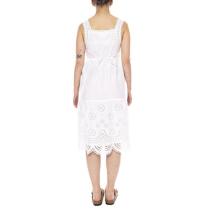 DRESSES WHITE - Abito Donna Lungo Bianco 4.75.051.10 100 MD'M 