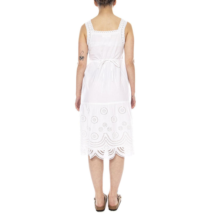 DRESSES WHITE - Abito Donna Lungo Bianco 4.75.051.10 100 MD'M 