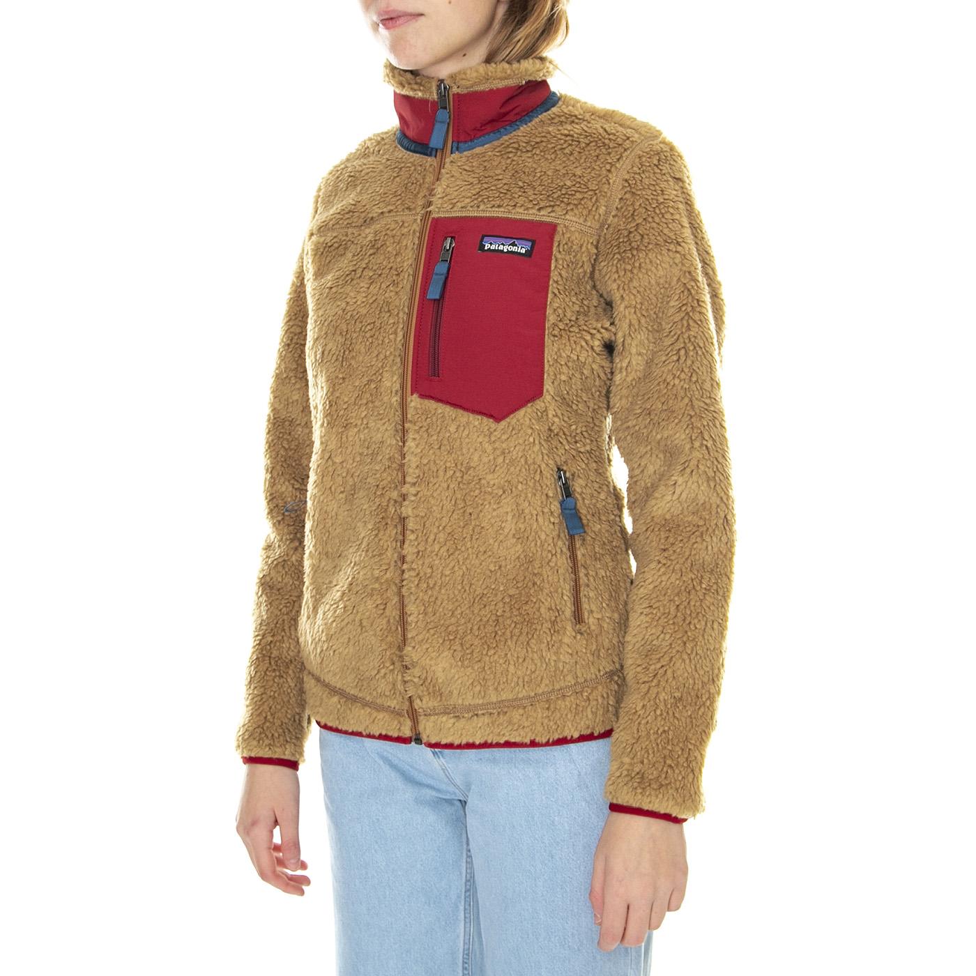 W's Classic Retro-X Jacket Nest Brown w/Wax Red - Giacca Invernale Donna Marrone 23074-NBWA  PATAGONIA 