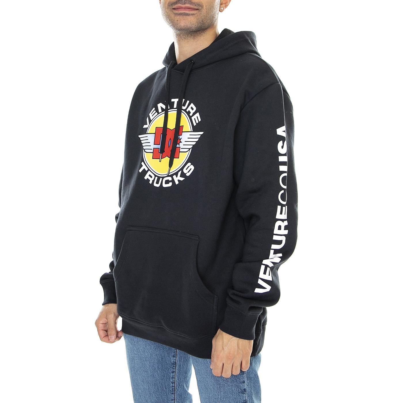 DC x Venturecousa PH KVJ0 - Felpa con Cappuccio Uomo Nera ADYFT03345-KVJ0  DC 