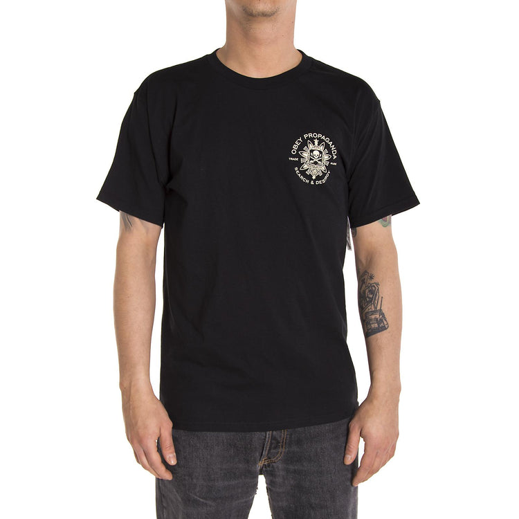 THINK & CREATE PREMIUM S/S TEE BLACK 165361356-BLK  OBEY 