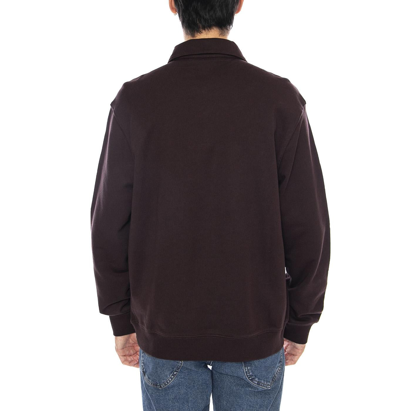 Polo Sweat Palisander - Polo Felpa Maniche Lunghe Uomo Marrone I035532.33HXX . CARHARTT WIP 