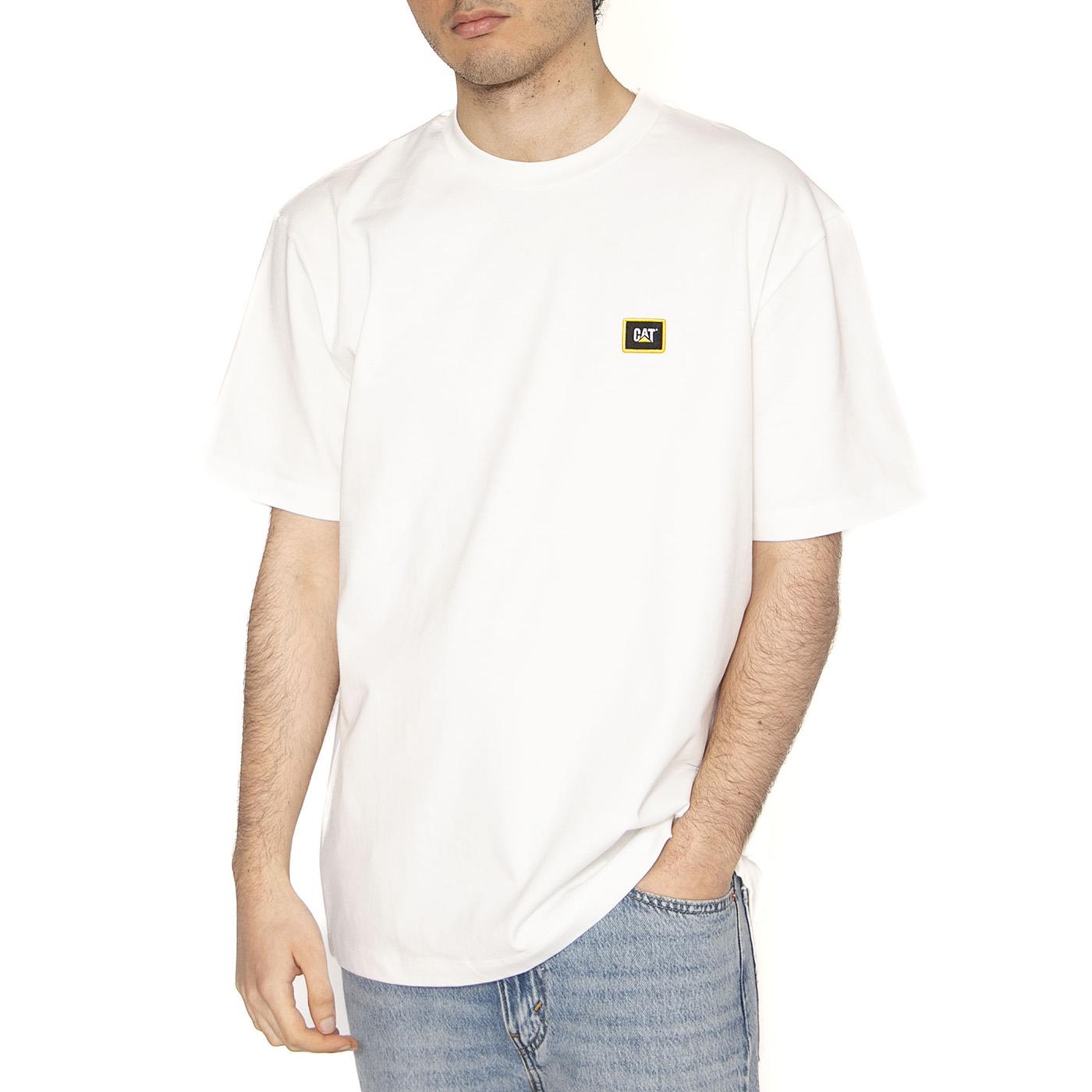 Cat Unit T-Shirt White - Maglietta Girocollo Uomo Bianca 6010102-11-4300  CAT 