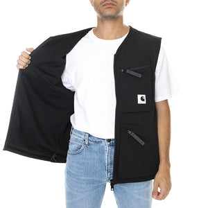 Hewitt Vest - Giacca Smanicata Uomo Nera I030014-89XX  CARHARTT WIP 