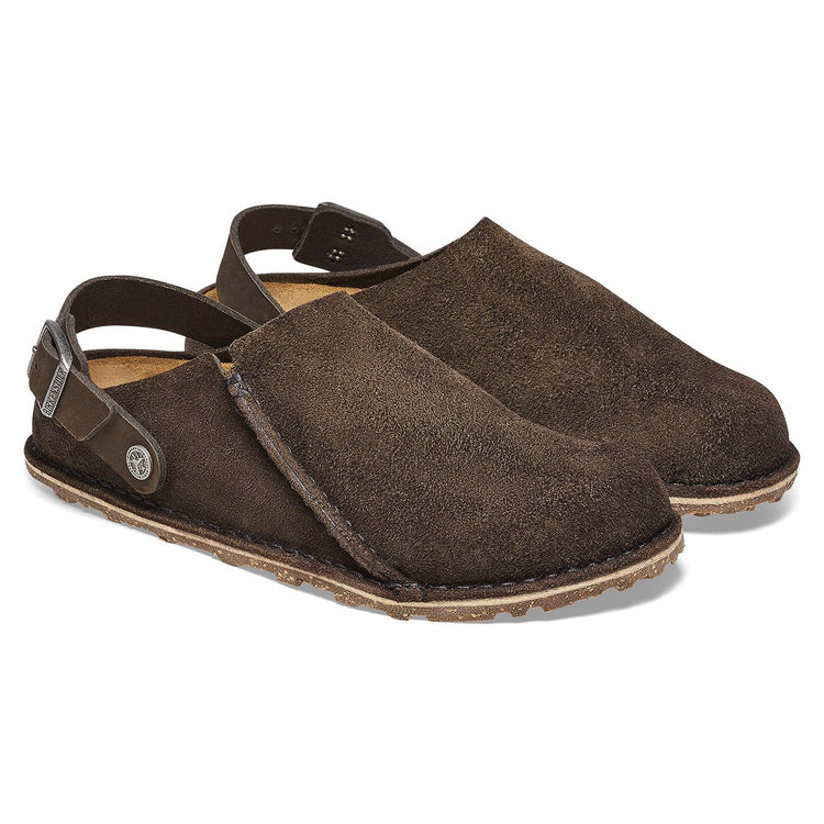 W' Lutry Premium Espresso, Suede Leather Sandals - Sandali Donna Marroni 1025328  BIRKENSTOCK 