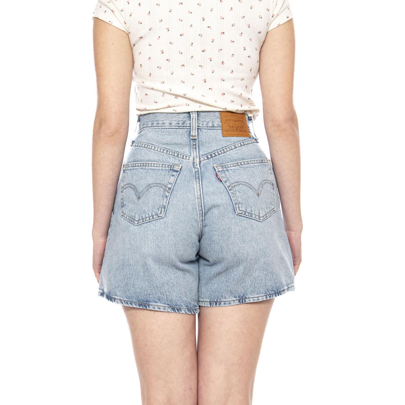 High Baggy Short - Snowing In LA - Bermuda Donna Denim Jeans Blu A9311 0000 LEVIS 