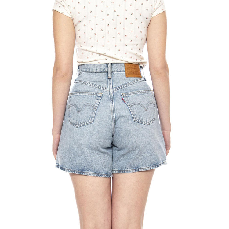 High Baggy Short - Snowing In LA - Bermuda Donna Denim Jeans Blu A9311 0000 LEVIS 