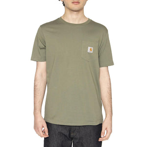 S/S Pocket T-Shirt Dollar Green - Maglietta Girocollo Uomo Verde I030434.667XX  CARHARTT WIP 