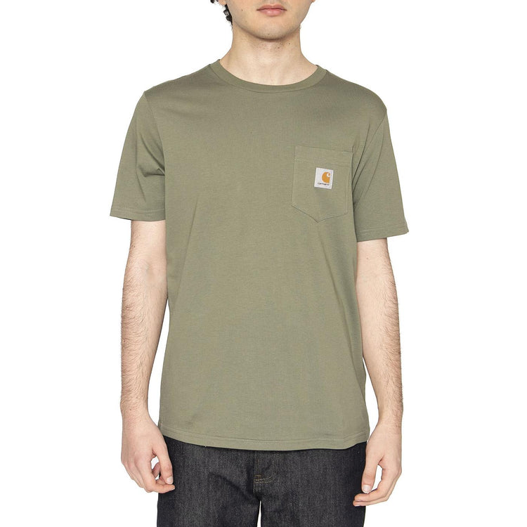 S/S Pocket T-Shirt Dollar Green - Maglietta Girocollo Uomo Verde I030434.667XX  CARHARTT WIP 