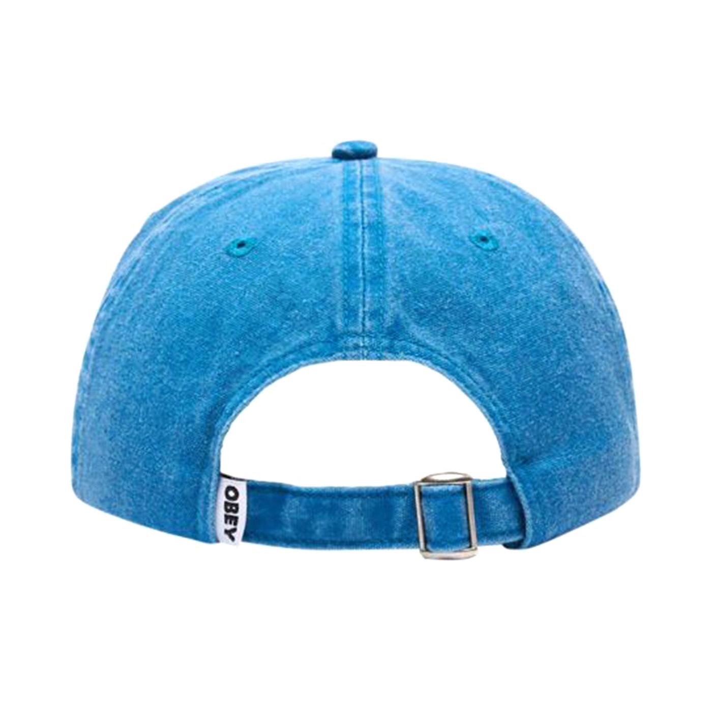 Pigment Things Happen 6 panel Strapback Pigment Blue - Cappellino con Visiera Blu 100580407-BLU  OBEY 