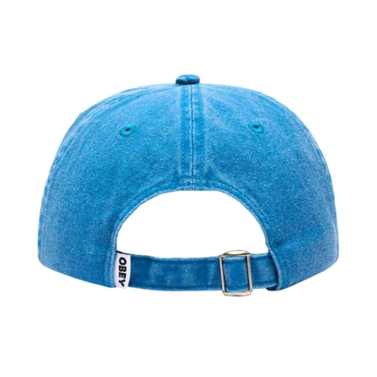 Pigment Things Happen 6 panel Strapback Pigment Blue - Cappellino con Visiera Blu 100580407-BLU  OBEY 