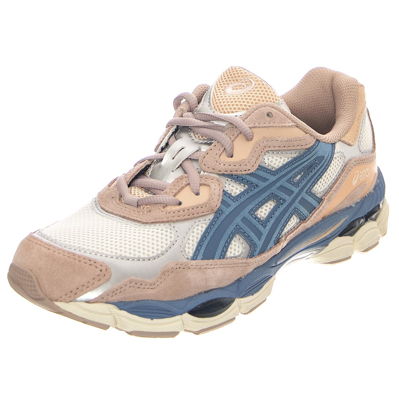 W' Gel-NYC Cream / Grey Floss - Scarpe Stringate Profilo Basso Donna Grey / Multicolore 1202A429-104  ASICS 