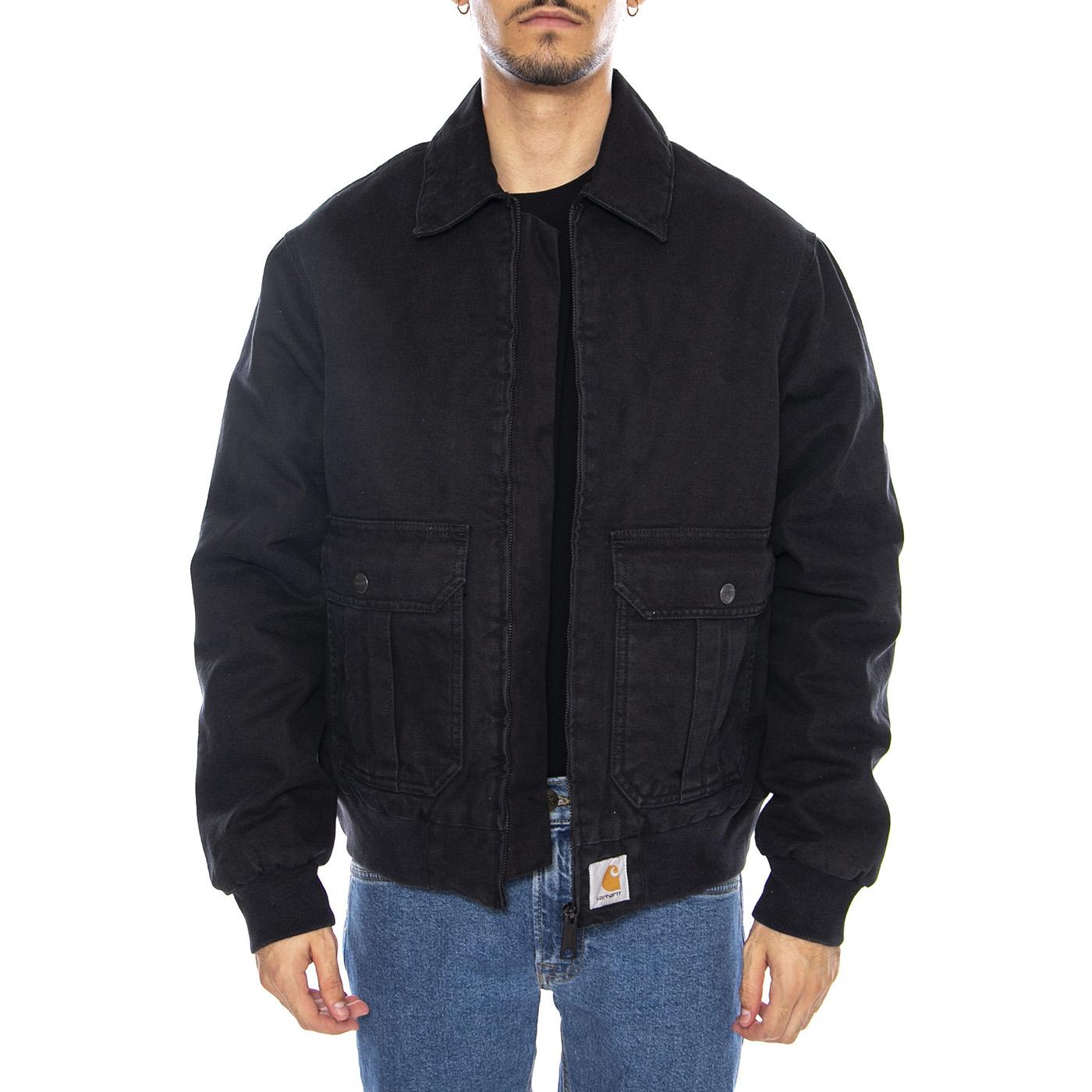 Stanton Jacket Black - Giacca Uomo Nera I035617.8906  CARHARTT WIP 