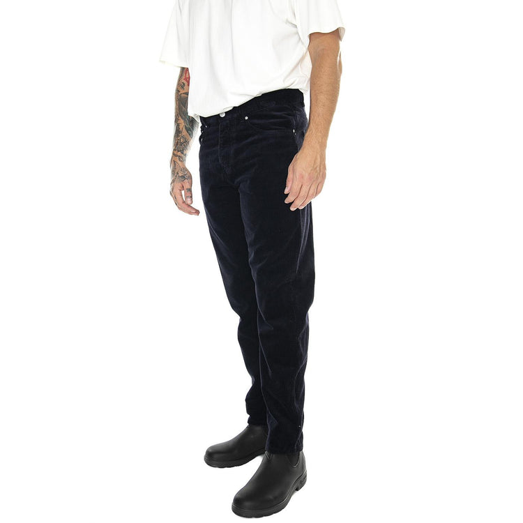 Newel Pant Dark Navy /rinsed - Pantaloni Uomo Blu I027232.1C02  CARHARTT WIP 