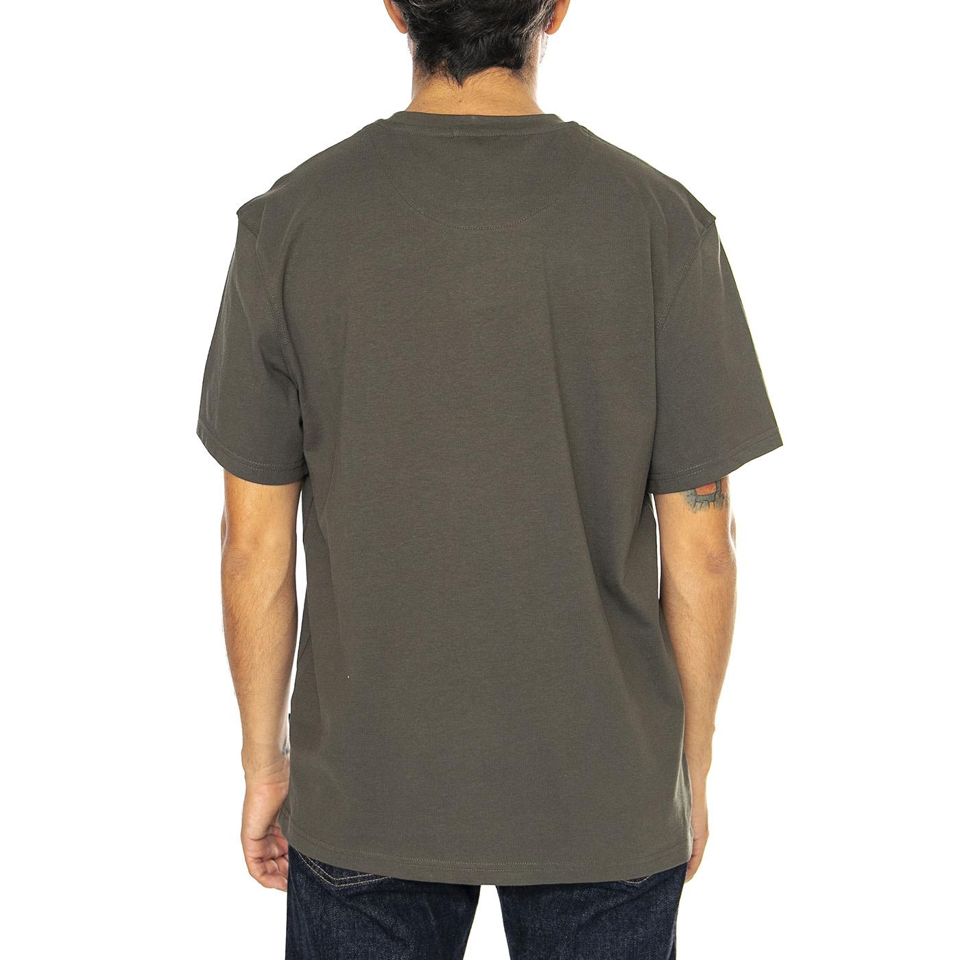 Penfield Hudson Script T-Shirt Rorest Night - Maglietta Girocollo Uomo Verde PFD0299-407  PENFIELD 