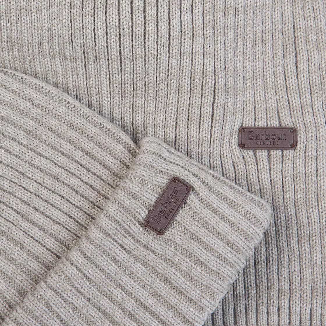 Crimdon Beanie Scarf Gift Set Grey - Set Cappellino a Cuffia e Sciarpa Grigio 222MMGS0019-GY31  BARBOUR 