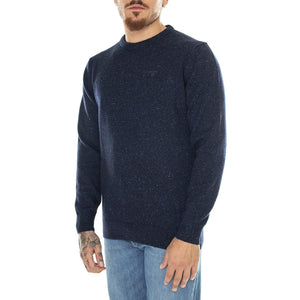 M's Essential Tisbury Crew Navy - Maglione Girocollo Uomo Blu MKN0844-NY91-FW23  BARBOUR 