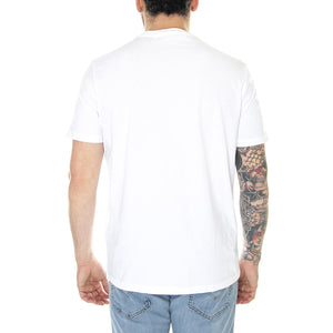 Painted Jacks Print Tee White - Maglietta Girocollo Uomo Bianca 67131-010  BEN SHERMAN 