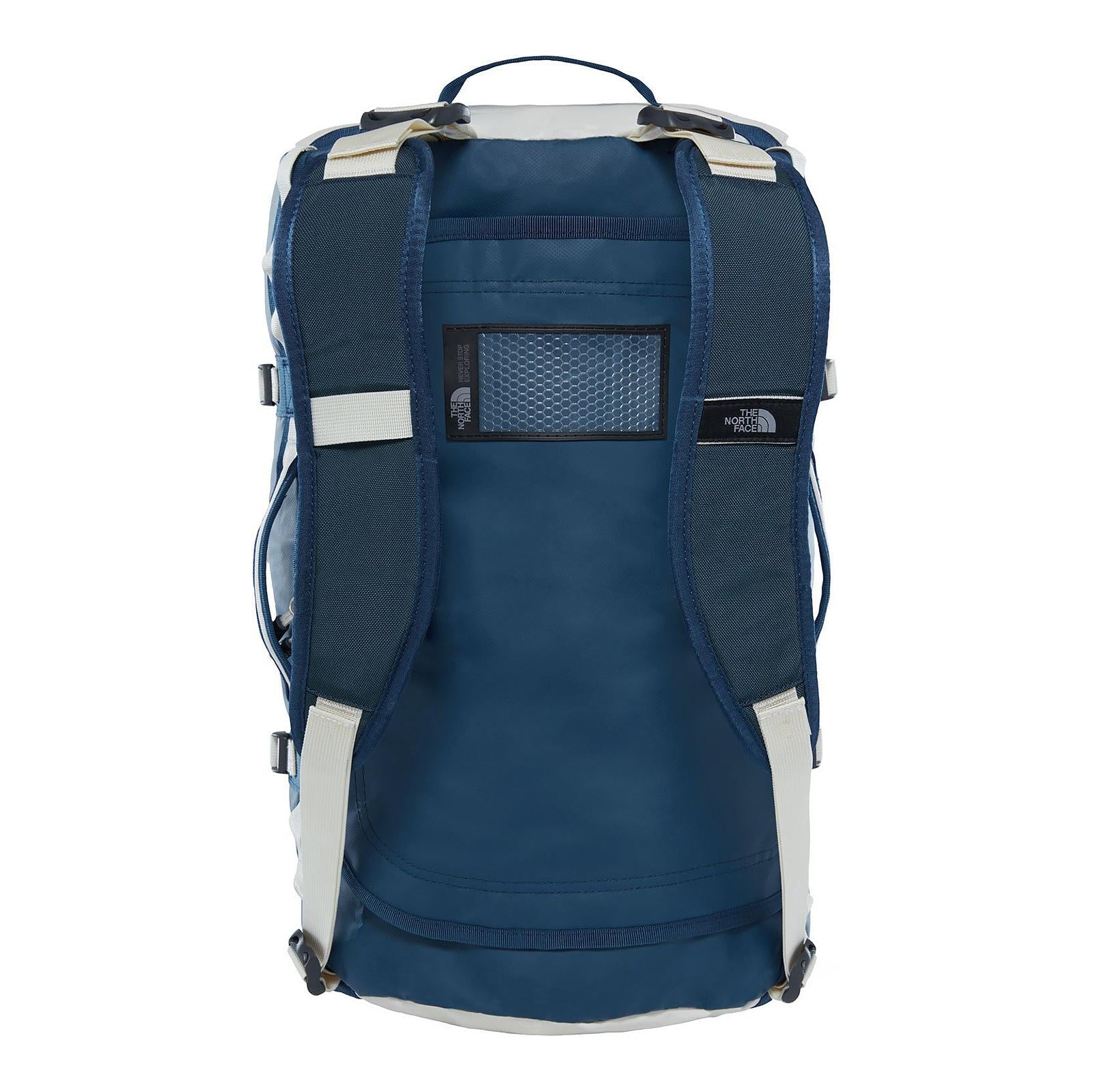 Base Camp Duffel Small, Blue Wing Teal/Vintage White T93ETO2RX  THE NORTH FACE 