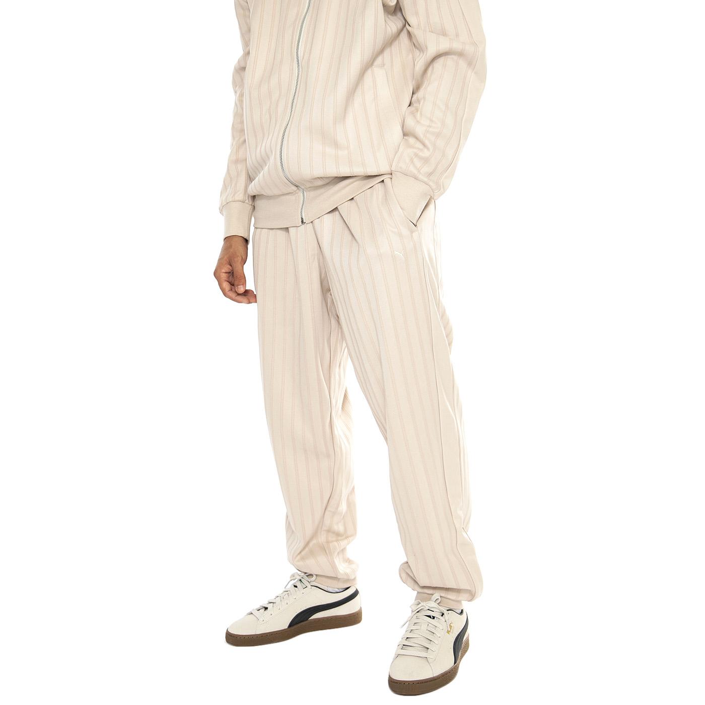 MMQ T7 Track Pants Alpine Snow - Pantaloni Uomo Beige 626696-87  PUMA 