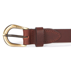 Ladies Allanton Leather Belt Brown - Cintura in Pelle Marrone LAC0306-BR51-SS23  BARBOUR 