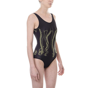 W-OCTOPUS OUTLINE SWIMSUIT YELLOWBLCK 18SOSU03W-YELLOWBLCK  OCTOPUS 