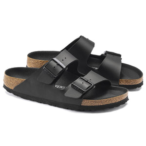 Mens Arizona Triples Birko Flor Sandals - Black - Sandali Uomo Neri - Calzata Stretta 1019069  BIRKENSTOCK 