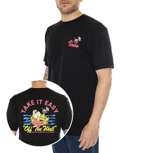 Easy Going SS Tee Black - Maglietta Girocollo Uomo Nera VN000G5JBLK1  VANS 