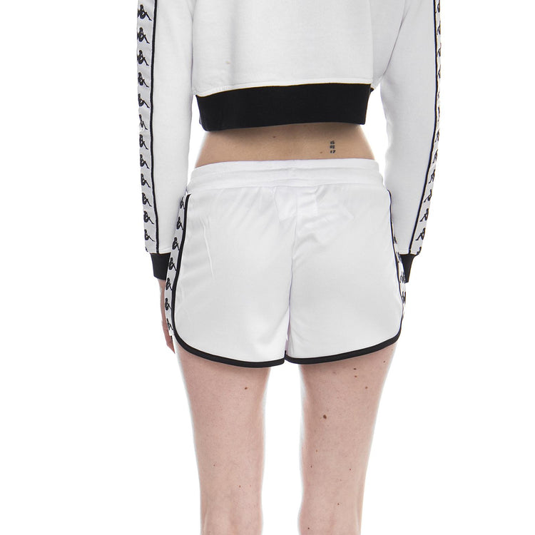 Authentic Aanguy - White / Black - Pantaloncini Donna Bianchi 303WGV0-903  KAPPA 
