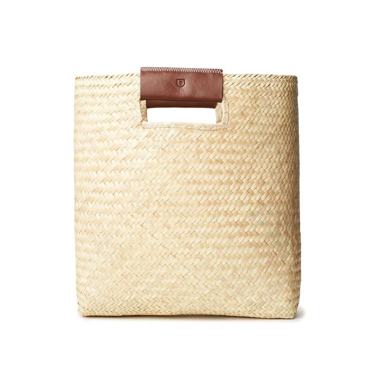 Harriett Bag - Beige / Tan - Borsa Paglia Beige / Marrone 05302-TAN . BRIXTON 