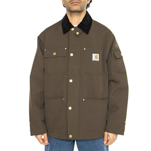 Clapton Jacket Liberica / Black - Giacca Uomo Marrone I034424.2NDXX  CARHARTT WIP 