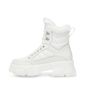 Triggers White / White - Stivali Stringati Donna Bianchi SMSTRIGGERS-11E  STEVE MADDEN 