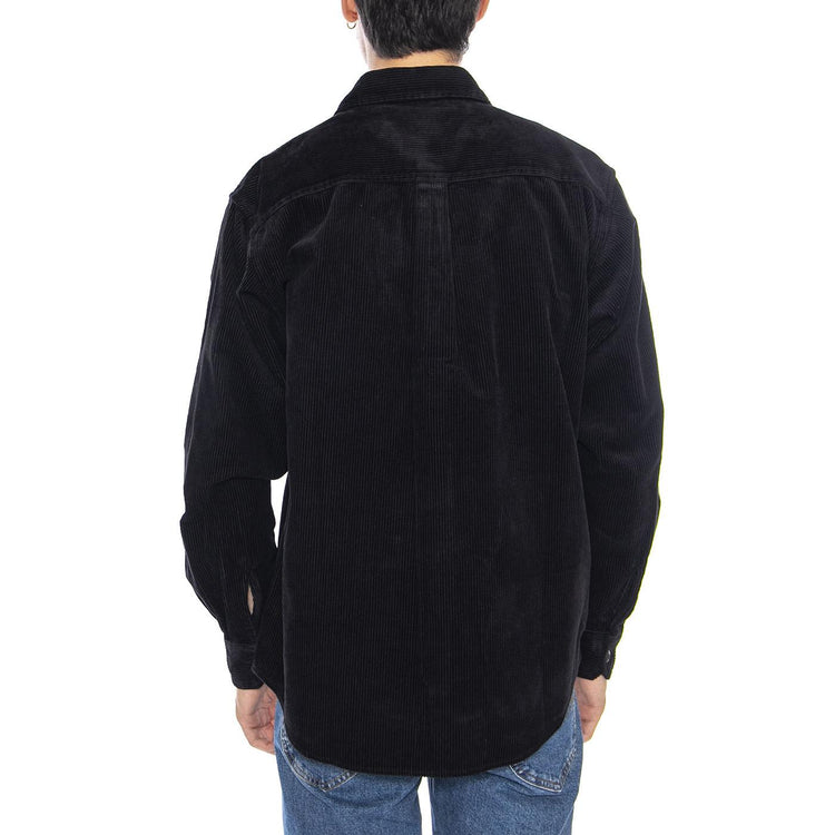 L/S Flint Shirt Black - Camicia Uomo Nera I035837.89XX . CARHARTT WIP 