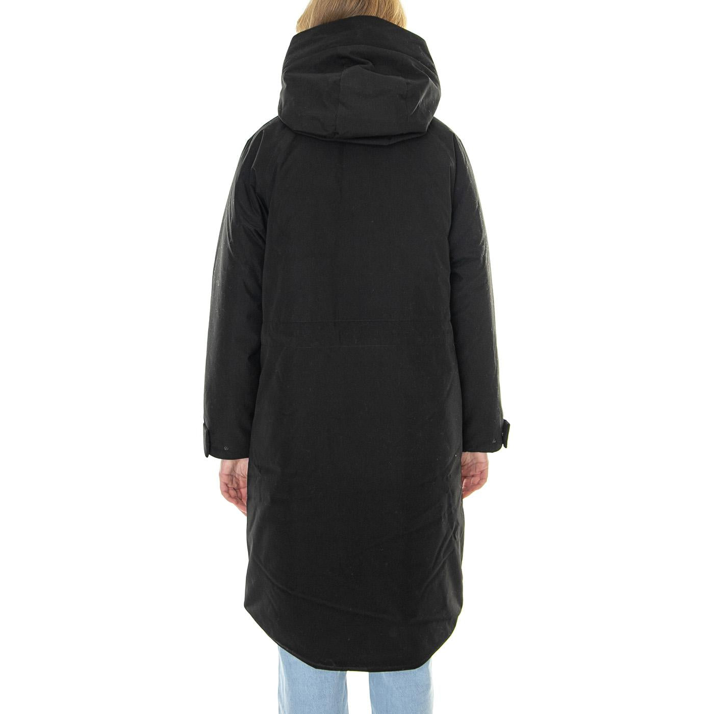 W´s Jacket Leonida Black Taslan - Giacca Invernale con Cappuccio Donna Nera 330751-110  ELVINE 