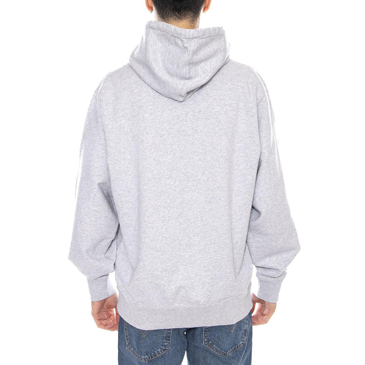 Sunset on Fuji San Hoodie Sweat Grey -- Felpa con Cappuccio Uomo Grigia I035804. DF.67 EDWIN 