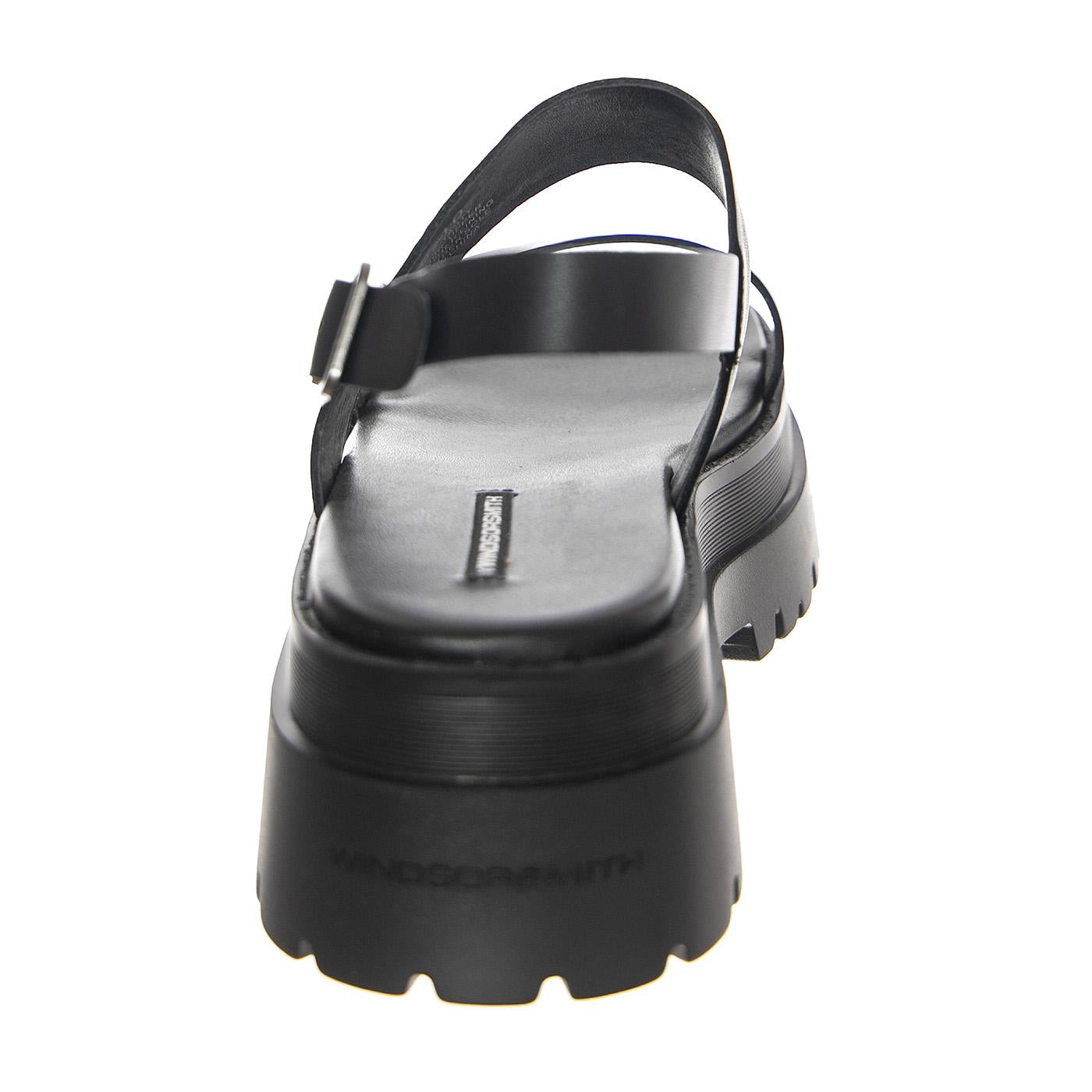 W' Tasty Black Pigment Sandals - Sandali Donna Neri WSSTASTY-BLK  WINDSOR SMITH 