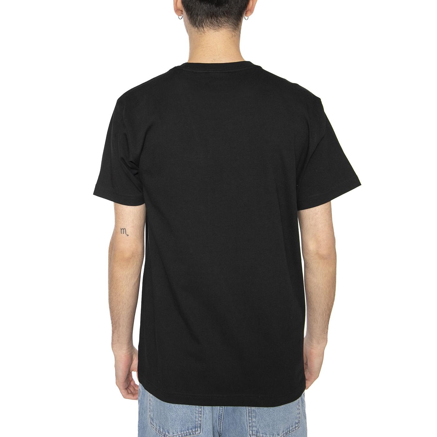 Established Works Bold Tee SS Black - Maglietta Girocollo Uomo Nera 131080365-BLK . OBEY 