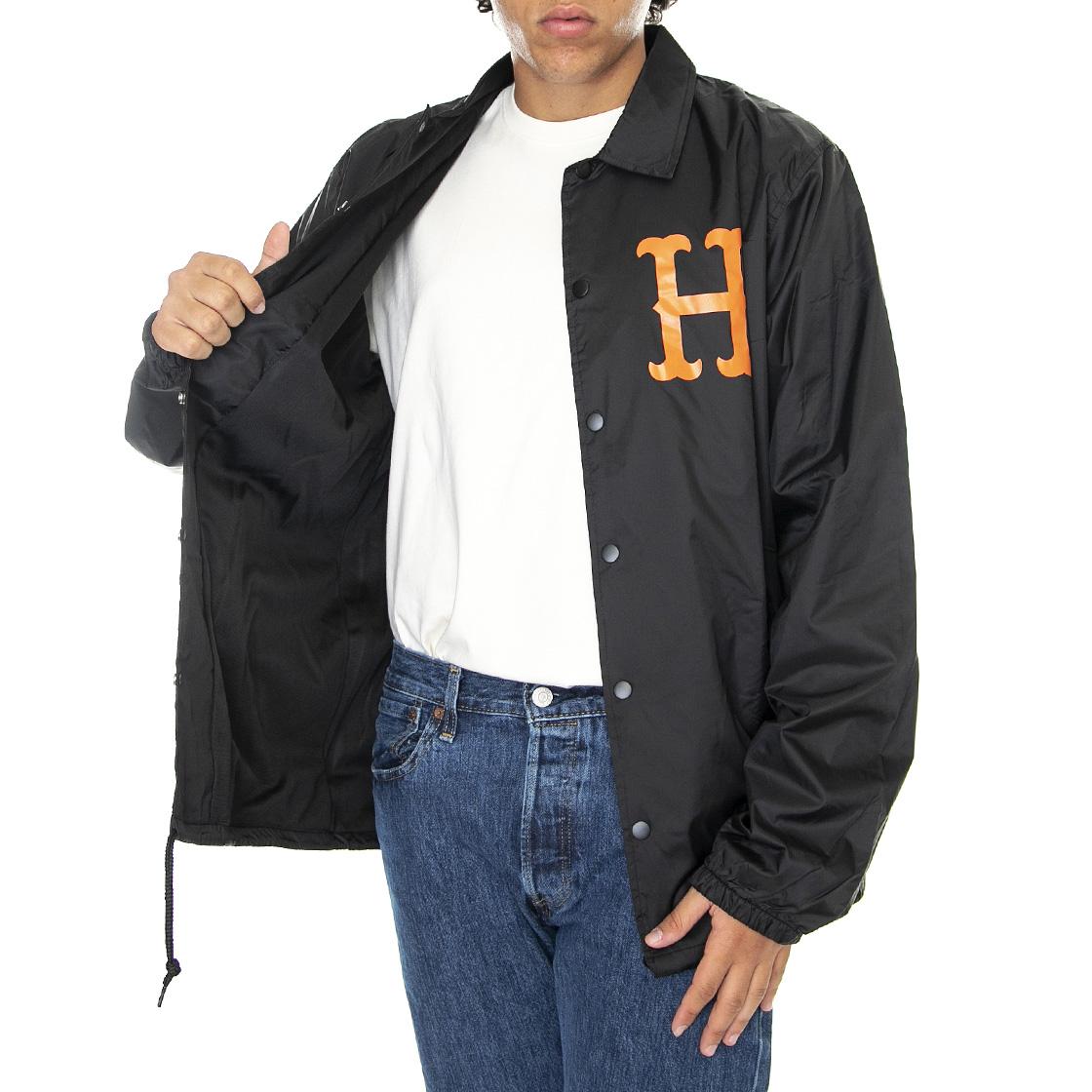 Huf x Thrasher Split Coaches - Giacca Uomo Nera JK00385-BLACK  HUF 