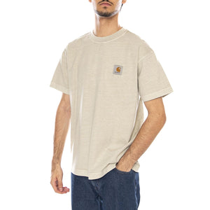 S/S Vista T-Shirt Fleur De Sel - Maglietta Girocollo Uomo Beige I030780.2LPGD . CARHARTT WIP 