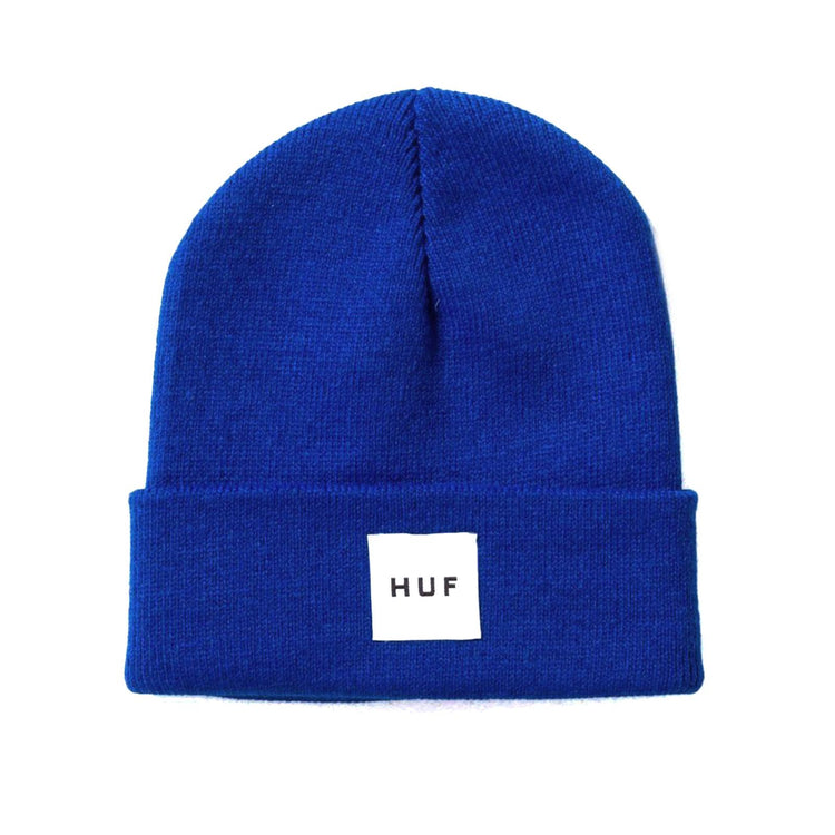 Box Logo Beanie Royal Blue BN00005-ROYAL-ONE SIZE  HUF 